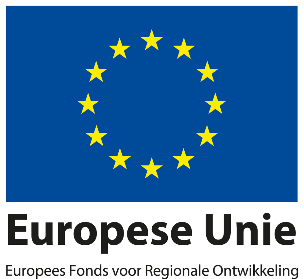 Logo Europese Unie Europees Fonds voor Regionale Ontwikkeling