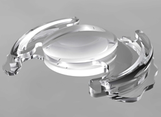 Accomoderende lens voor staarpatienten en leesbrildragers