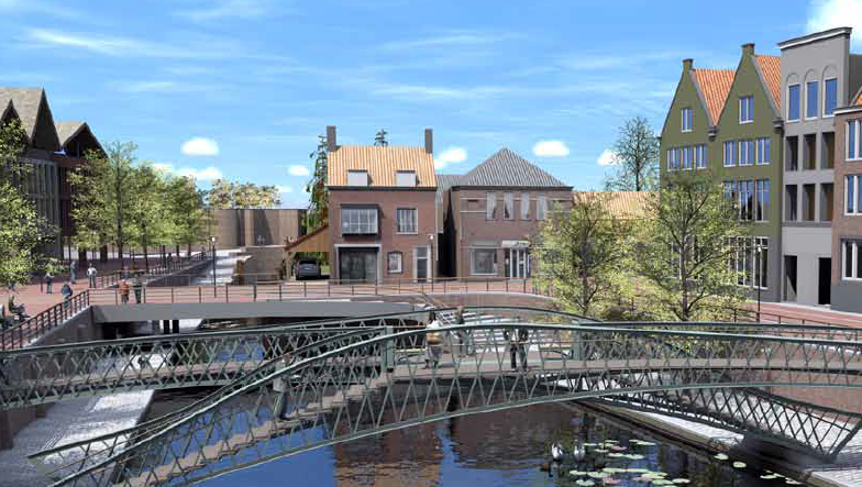 Reconstructie oude haven Hulst