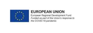 Logo programma REACT EU Engels