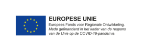 Logo REACT-EU: Europees Fonds voor Regionale Ontwikkeling. Mede gefinancierd in het kader van de respons van de Unie op de COVID-19 pandemie