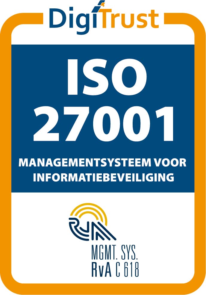 ISO27001 keurmerk voor informatiebeveiliging