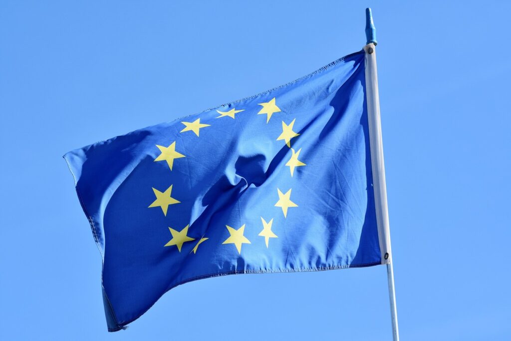 Afbeelding vlag Europese Unie voor Dag van Europa 2021